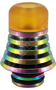 Дриптип 510 Berserker сталь + PEI радужный