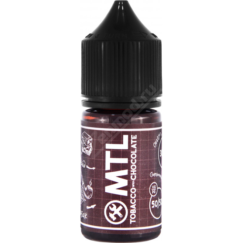 Фото и внешний вид — ChelLab MTL - Tobacco with Chocolate 30мл