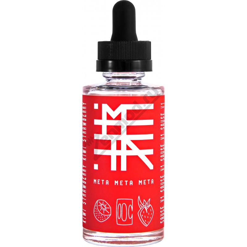 Фото и внешний вид — META - Kiwi Strawberry Sause V1 60мл